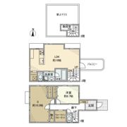 桃井戸建の間取り画像