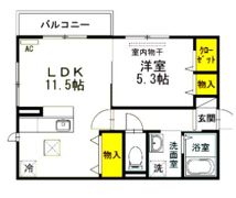 WIT CUBE Bの間取り画像