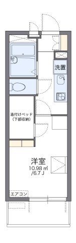 レオパレスパインツリーの間取り画像