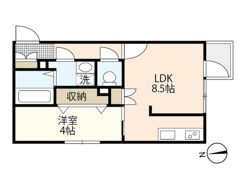 月光江波本町 あすなろの間取り画像