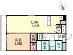 ファースト・レーベン新富町の間取り画像