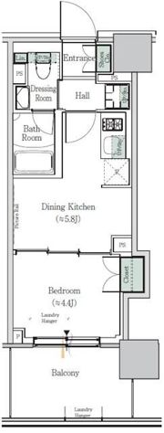 ONE ROOF RESIDENCE NISHINIPPORIの間取り画像