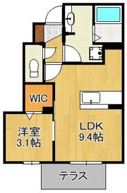 サンパール徳力の間取り画像