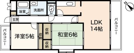 メゾン清雅の間取り画像