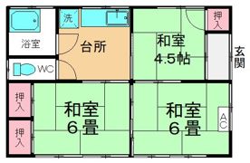 遠藤貸家の間取り画像