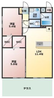 RISE CASAの間取り画像