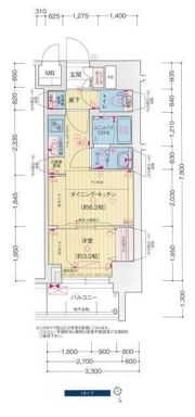 プレサンス広小路通今池の間取り画像