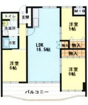 シャトレアンの間取り画像