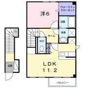 ロイヤルピジョンⅡの間取り画像
