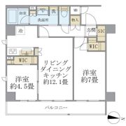 COCO－CHILL KAMEARIの間取り画像