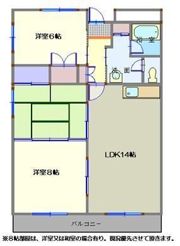 マンション二枚橋の間取り画像