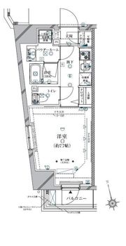 クレイシア三軒茶屋の間取り画像