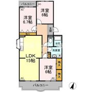 葵ハイツの間取り画像