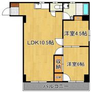 エルモス若松の間取り画像