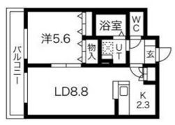 PISO ARCE Shinagawaの間取り画像