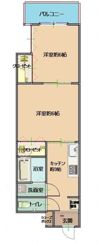 Hamiel九工大前の間取り画像