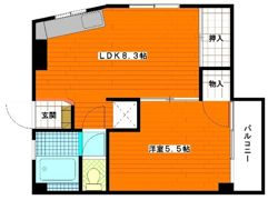 みさきマンションの間取り画像