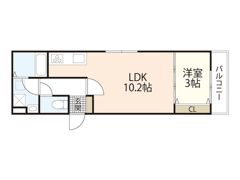 リノリノ＋FK中筋3丁目の間取り画像