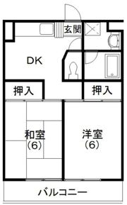 レイクコート富塚の間取り画像
