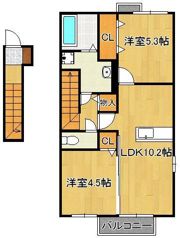 グラシューズ メゾンの間取り画像