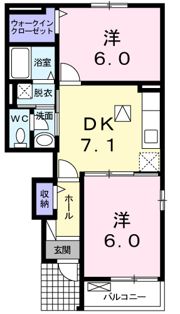 アバンツァート・ハイム Aの間取り画像
