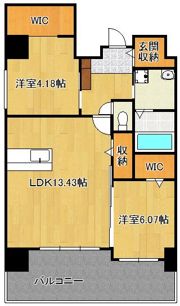 LEGENDokadaの間取り画像