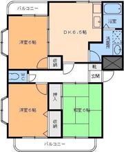 ヴァン・ヴェール久米の間取り画像
