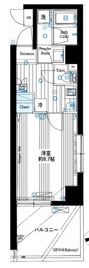カテリーナ浅草の間取り画像