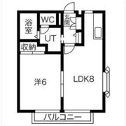 パールハイツの間取り画像