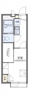 レオパレスティック ヒルの間取り画像