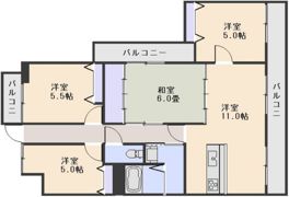 サーパス福富の間取り画像