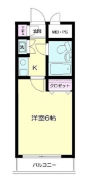 日神パレス杉田A棟の間取り画像