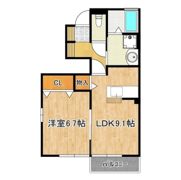 プルミエール野澤Gの間取り画像