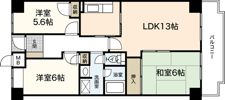 面出マンションの間取り画像