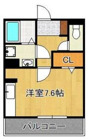 トレス城野館の間取り画像