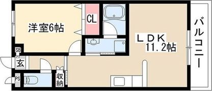 プレシャス植田の間取り画像