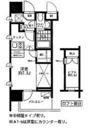 レジディア大森東の間取り画像