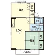 calme桜木の間取り画像