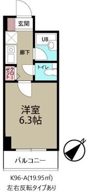 シャトレゲンジ（K－096）の間取り画像