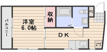 ラジール東古松の間取り画像