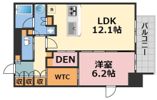 Dimus北浜の間取り画像