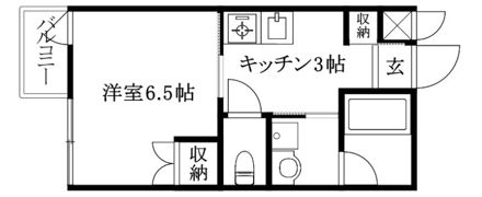 ジャンヌ喜与町の間取り画像