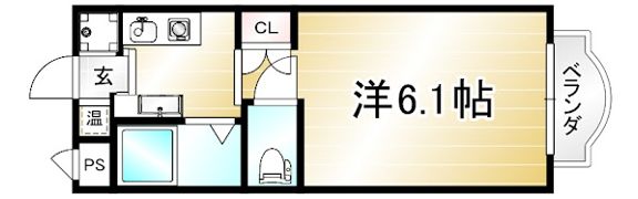鞍馬口アイビーハウスの間取り画像