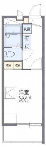 レオパレス紅花の間取り画像