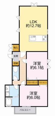 EIGER南荻窪の間取り画像