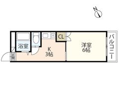 第1パークサイドマンションの間取り画像