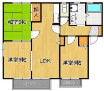 パラシオ赤坂C棟の間取り画像