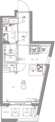 ユリカロゼAZ亀有の間取り画像