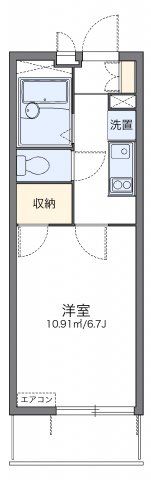 レオパレス並木の間取り画像