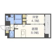 プレサンス難波セレクトの間取り画像